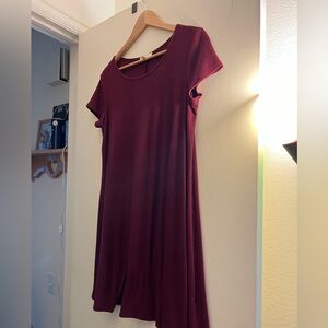 Love Fire Red Casual Mini Sundress